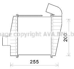 AVA QUALITY COOLING hy4388 -  Интеркулер